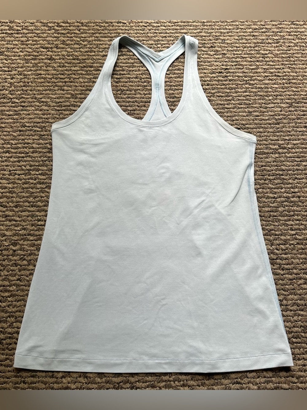 Lululemon Cool Racerback II Tank Top Size 6 Soft light icy blue